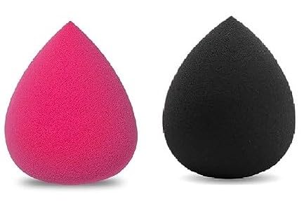 Premium Makeup Blenders for Flawless Foundation Application - Set of 2 Multicolor Beauty Sponges - Perfect for Liquid, Cream & Powder Makeup Blending