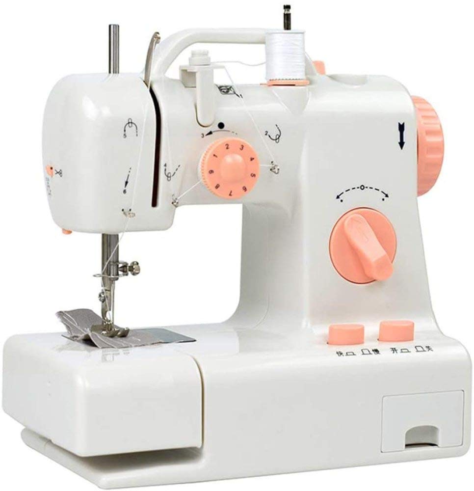 LIULIFE Mini Portable Sewing Machine - Compact Lightweight Electric Handheld Multi-Function Household Sewing Machine for Beginners | Perfect for Quick Repairs, DIY Crafts & Travel Use