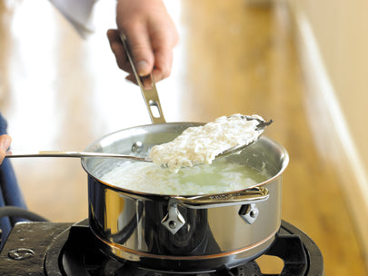 All-Clad 4 Quart Copper Core Saucepan with Lid - Premium Stainless Steel Cookware for Professional Chefs & Home Cooking, Perfect for Sauces, Soups & Simmering