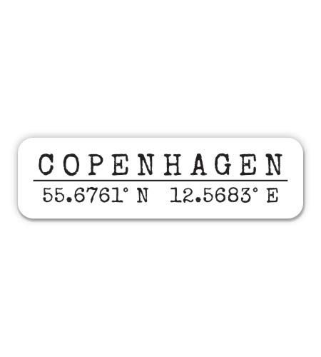 Squiddy Copenhagen Denmark Travel Vinyl Sticker - 3