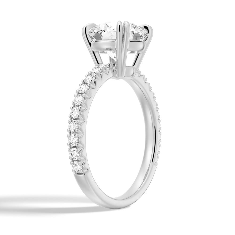1.5 Carat Solitaire Round Cut Diamond Engagement Ring & Wedding Band Set for Women - Perfect for Proposals, Anniversaries, and Bridal Jewelry