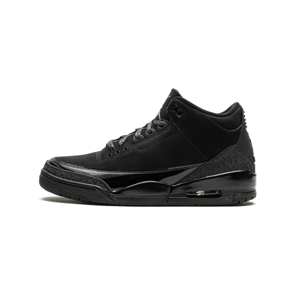 Air Jordan 3 Retro Black Cat (2025) - Men's Basketball Shoes for Streetwear & Sneaker Collection | Perfect for Casual Wear, Gym & Sports