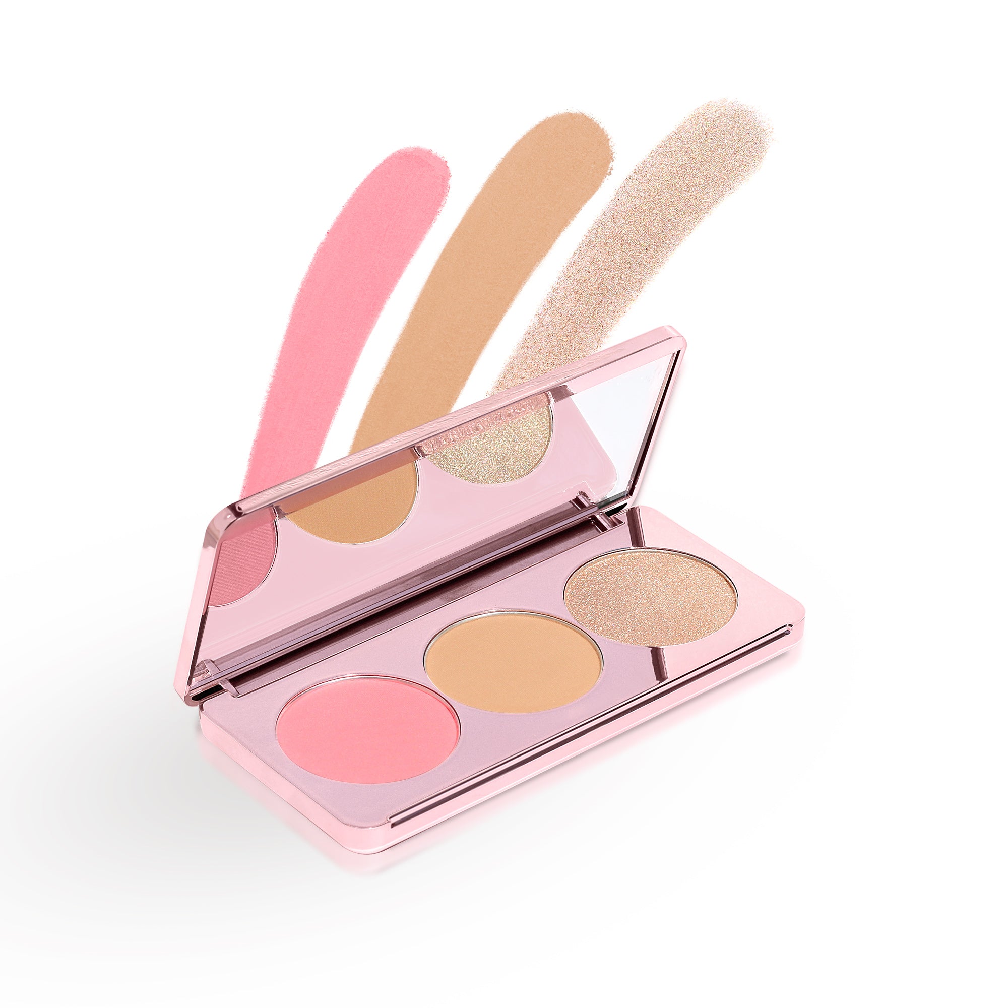NEW Blush Me & Glow Face Palette - Contour & Highlight Makeup Kit for Cheeks & Eyes - Perfect for Everyday Glam & Special Occasions