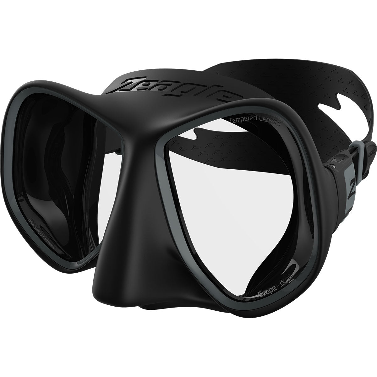 Zeagle Scope Dual Snorkel Set - High Performance Full Face Snorkel Mask for Adults & Kids - Perfect for Scuba Diving, Snorkeling & Underwater Exploration