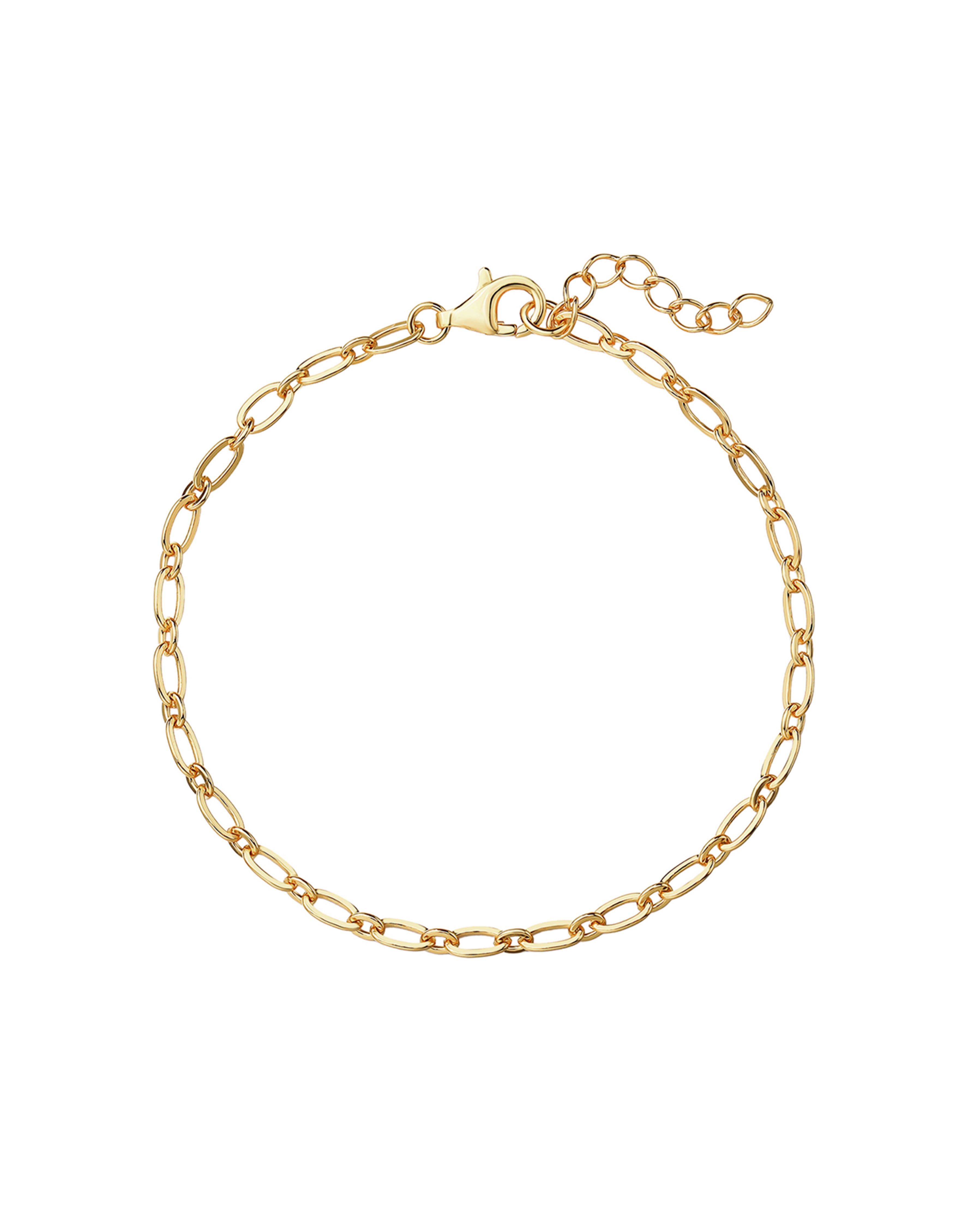 Figaro Chain Charm Bracelet for Women - Elegant Italian Style Adjustable Link Bracelet Jewelry Gift for Her | Perfect for Parties, Weddings & Everyday Wear