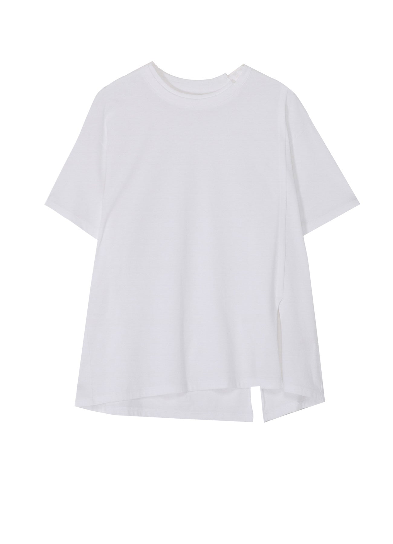 Soft Cotton Jersey Mix Tiered T-Shirt for Women - Comfortable Casual Tee for Everyday Wear, Layering & Outfits