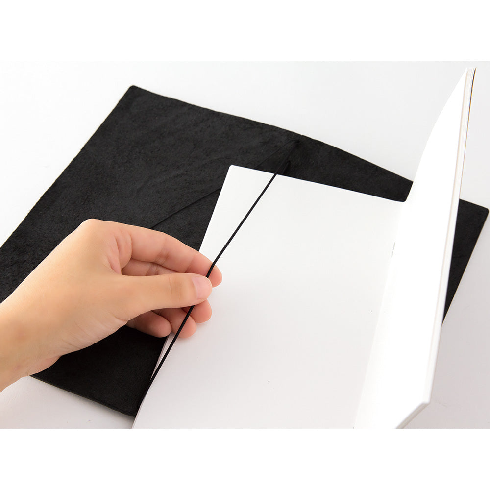 TRAVELER'S COMPANY TRAVELER'S Notebook Starter Kit - Regular Size Black Leather Journal for Writing & Travel | Perfect for Journaling, Sketching & Daily Planning