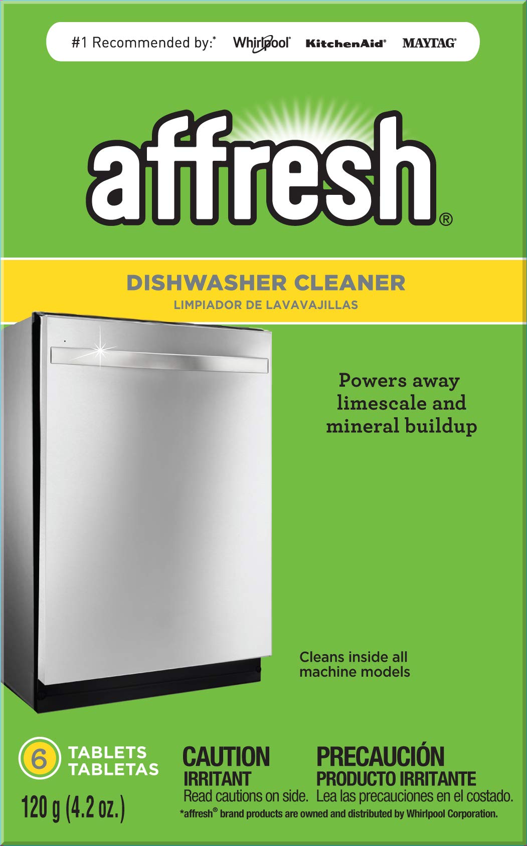 Affresh Dishwasher and Coffee Maker Cleaning Tablets | 6-Pack Dishwasher Cleaner + 3-Pack Coffee Machine Descaler | Deep Clean & Remove Buildup for Sparkling Dishes & Fresh Coffee