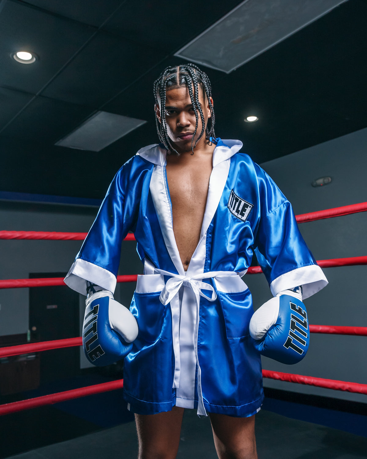 TITLE Boxing Pro Fingertip Training Robe 2.0 - Premium Boxing & MMA Sparring Gear for Fighters & Athletes - Perfect for Gym Workouts, Martial Arts Training & Competition