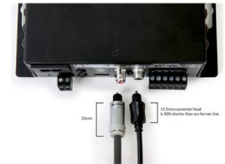 High-Speed Binary B4 Series Toslink Optical Cable - Digital Audio Fiber Optic Cable for Home Theater, Gaming & Hi-Fi Systems