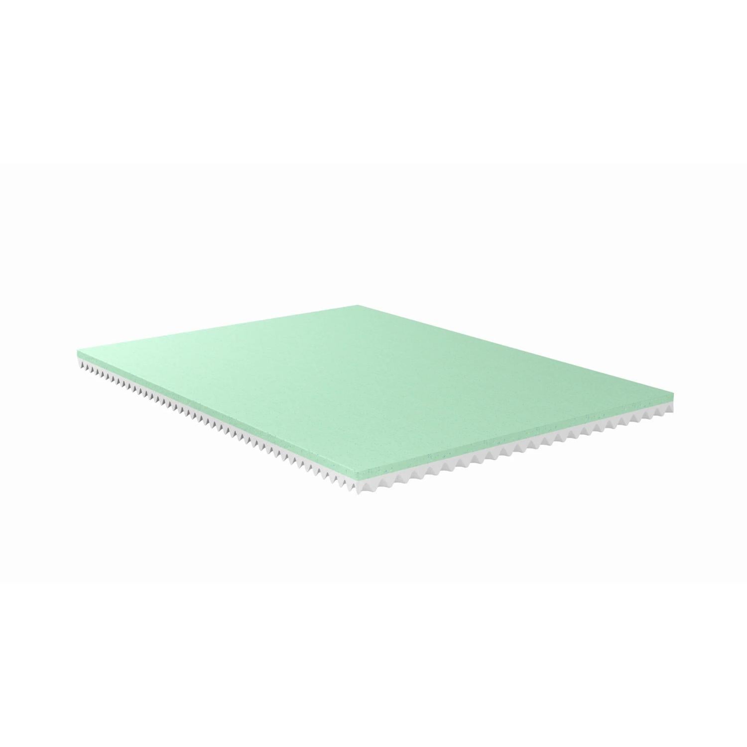 Allswell 00025978 Cooling Diamond Gel Memory Foam Mattress Topper - 4 Inch Twin Size for Bed, Guest Room & Dorm - Pressure Relief & Temperature Regulation