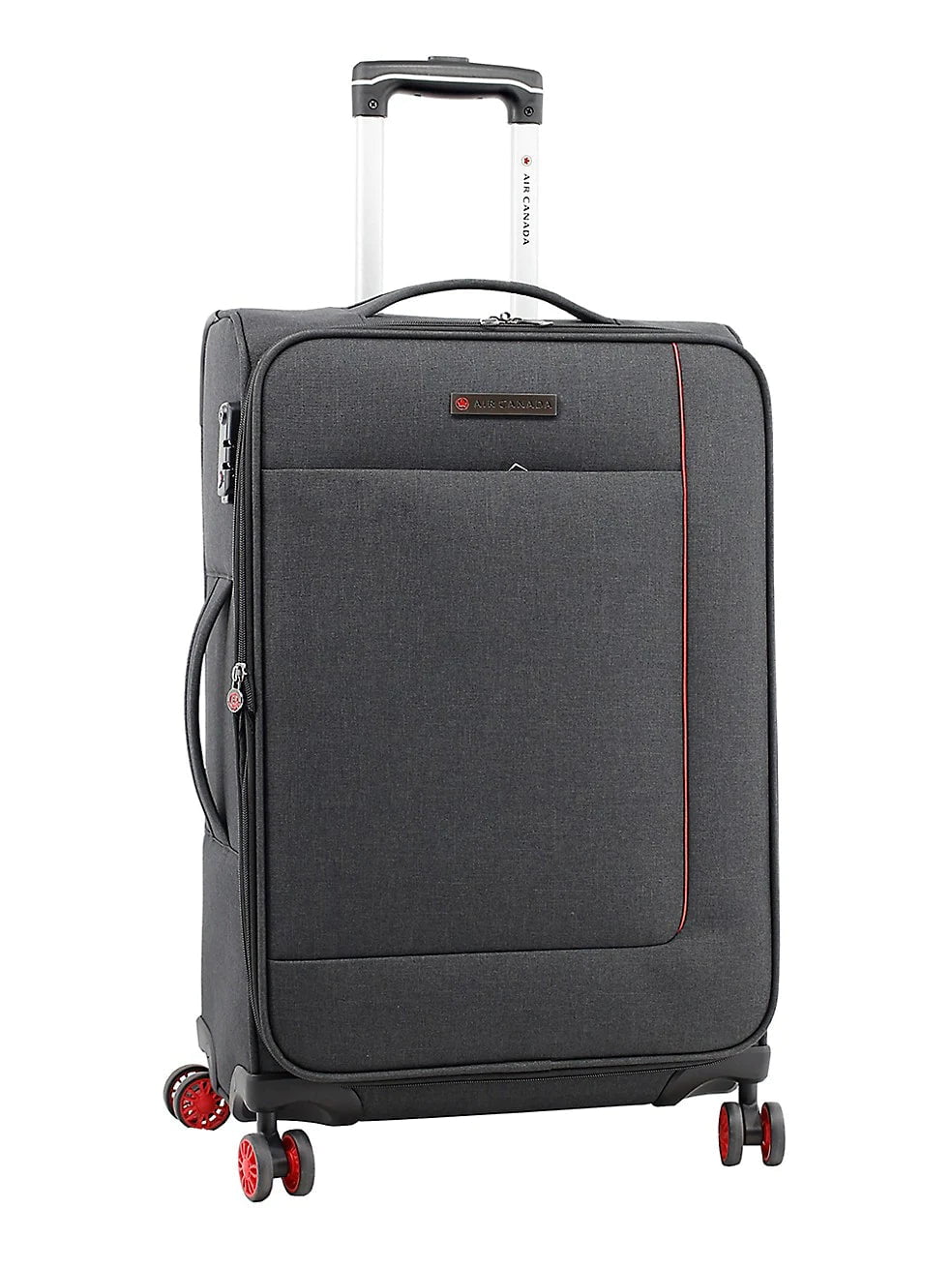 Air Canada Omni Medium Expandable Softside Luggage - Lightweight Carry-On Suitcase with Spinner Wheels for Business Travel & Vacation | Perfect for Airlines, Weekend Trips & International Flights