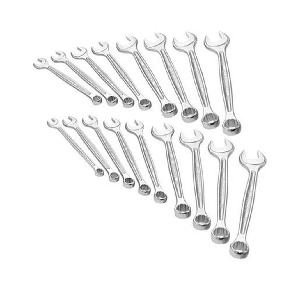 Facom Imperial Combination Wrench Set - 10-Piece SAE Wrench Kit with Chrome Finish | Perfect for Automotive Repair, Machinery Maintenance & DIY Projects