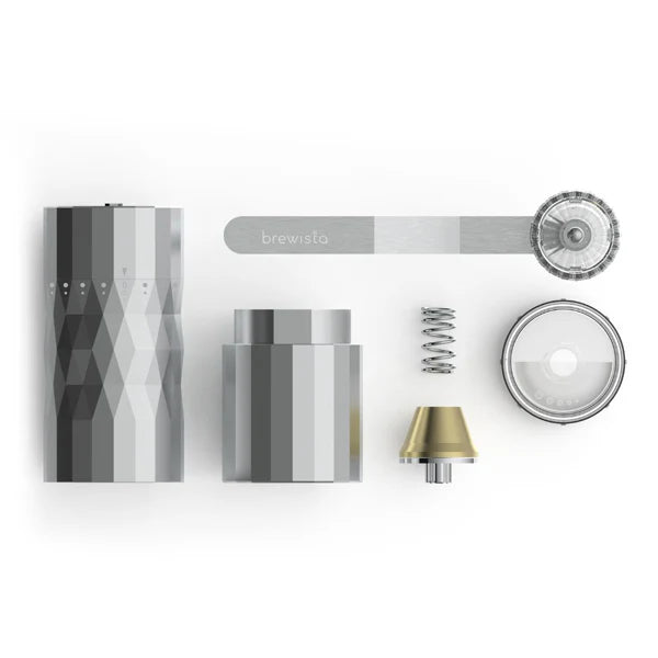 Brewista X Series Manual Coffee Grinder - Premium Stainless Steel Burr for Espresso, French Press & Pour Over - Perfect for Home, Office & Travel Use