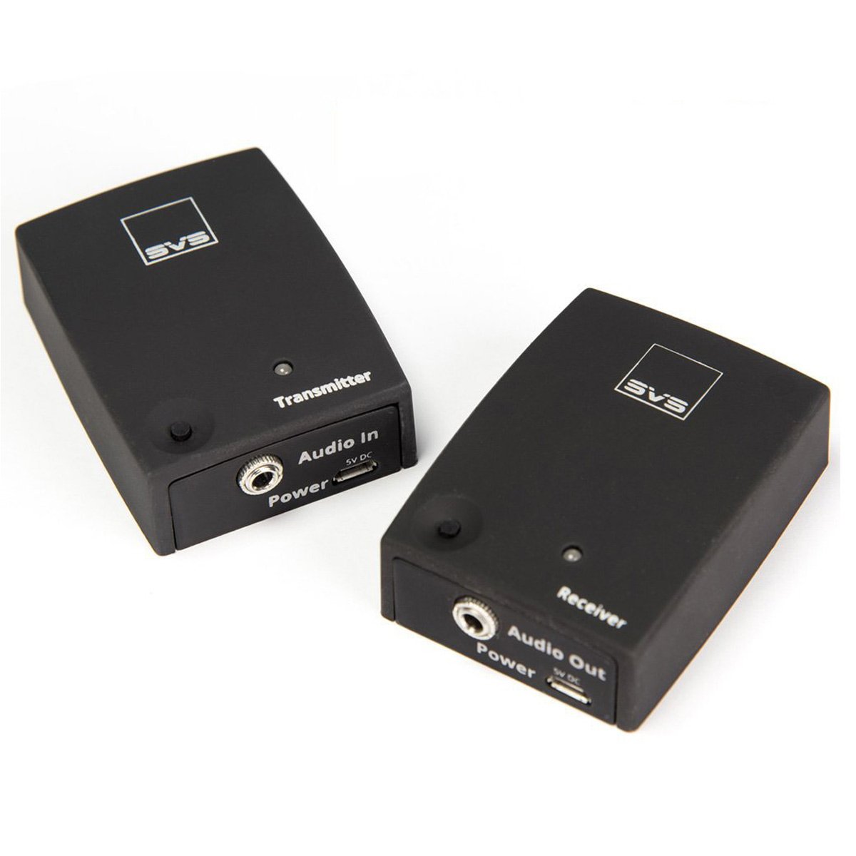 SVS Soundpath Wireless Audio Adapter - High Fidelity Bluetooth Transmitter & Receiver for Home Theater, Speakers, and Headphones - Perfect for Streaming Music, Movies, and Gaming (Black)