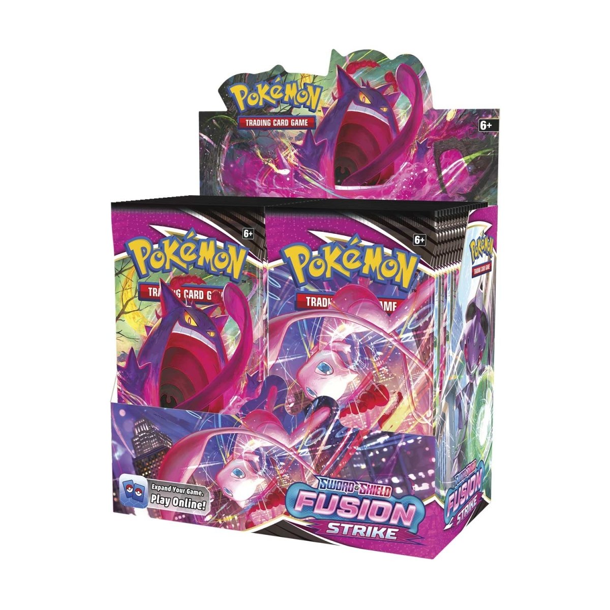 Pokemon TCG: Sword & Shield Fusion Strike Booster Display Box (36 Packs) - Collectible Trading Cards for Battles & Game Nights | Perfect for Pokemon Fans & Card Collectors