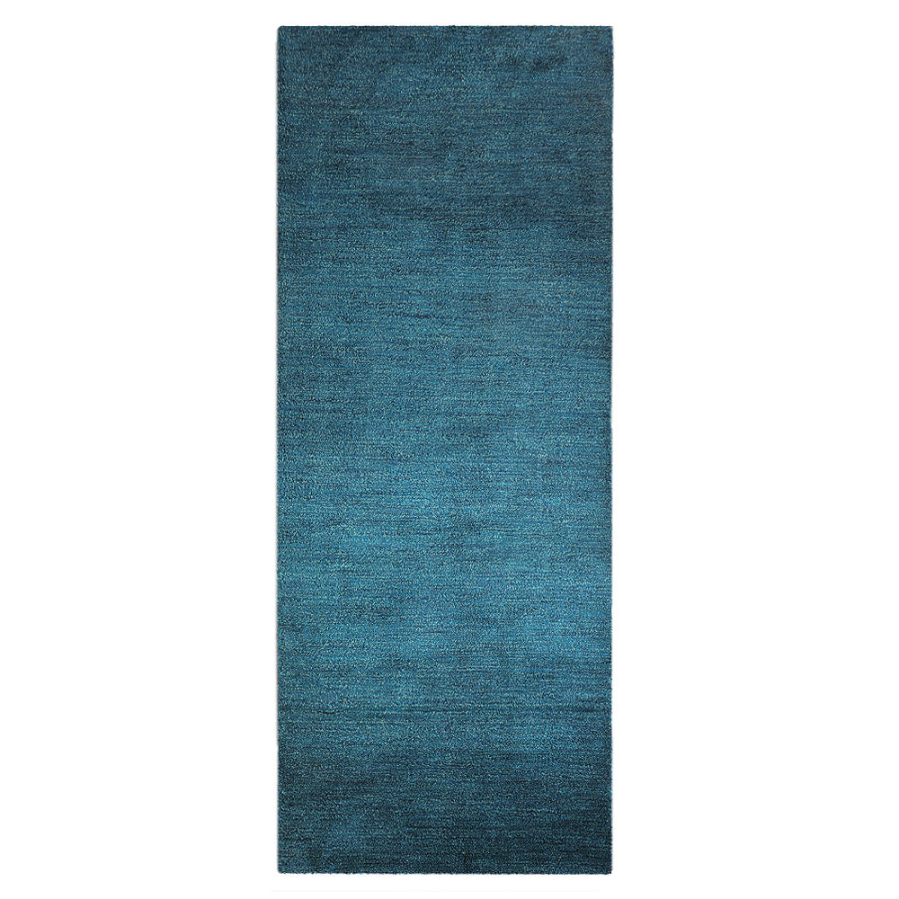 Hand Knotted Ribbed Area Rug - Soft & Durable for Living Room, Bedroom, or Office Decor