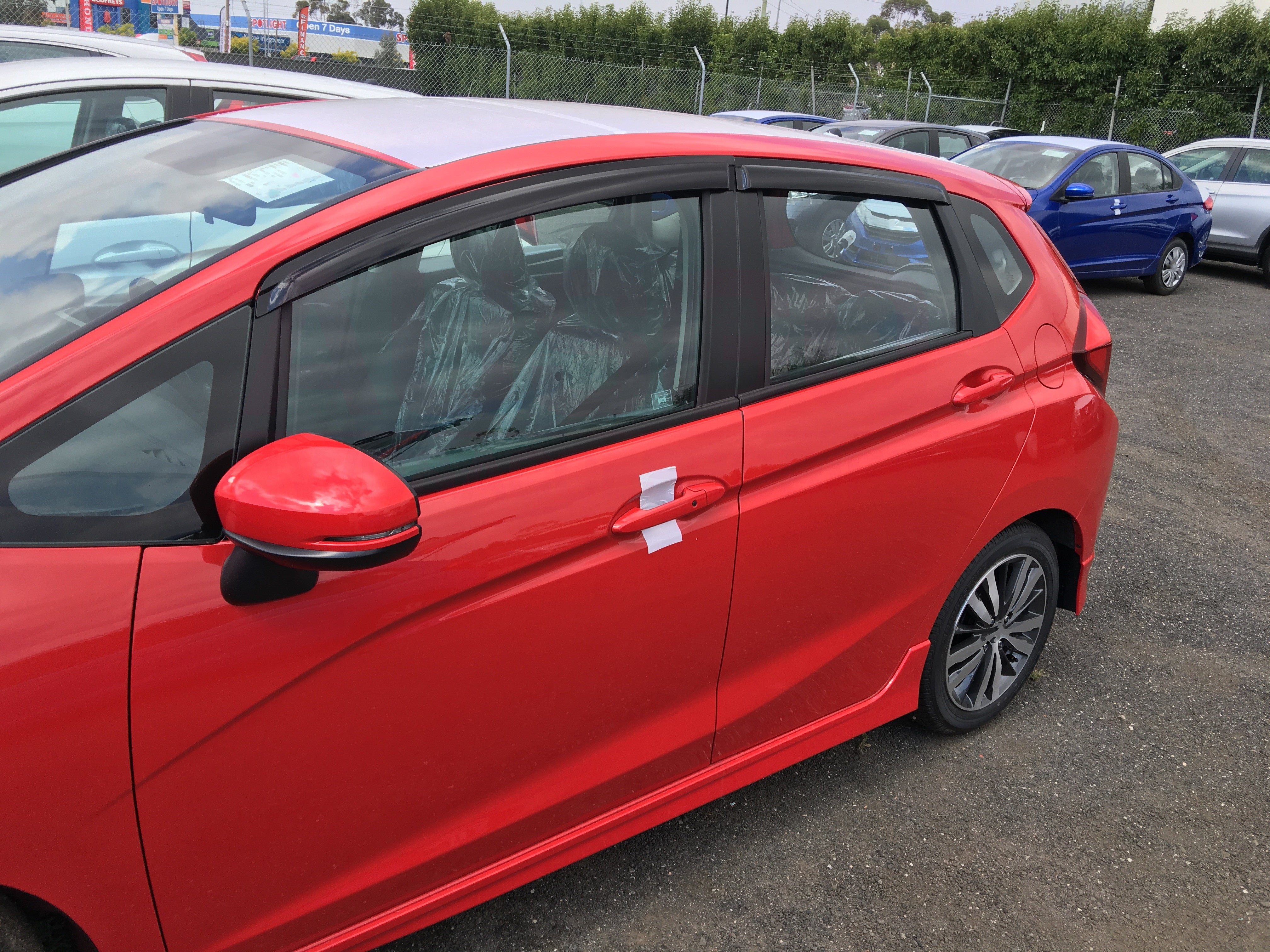Honda Jazz GF Series 2014-2020 Custom Fit Injection Weather Shields - Wind & Rain Protection for Car Windows | Perfect for All-Weather Driving & Parking