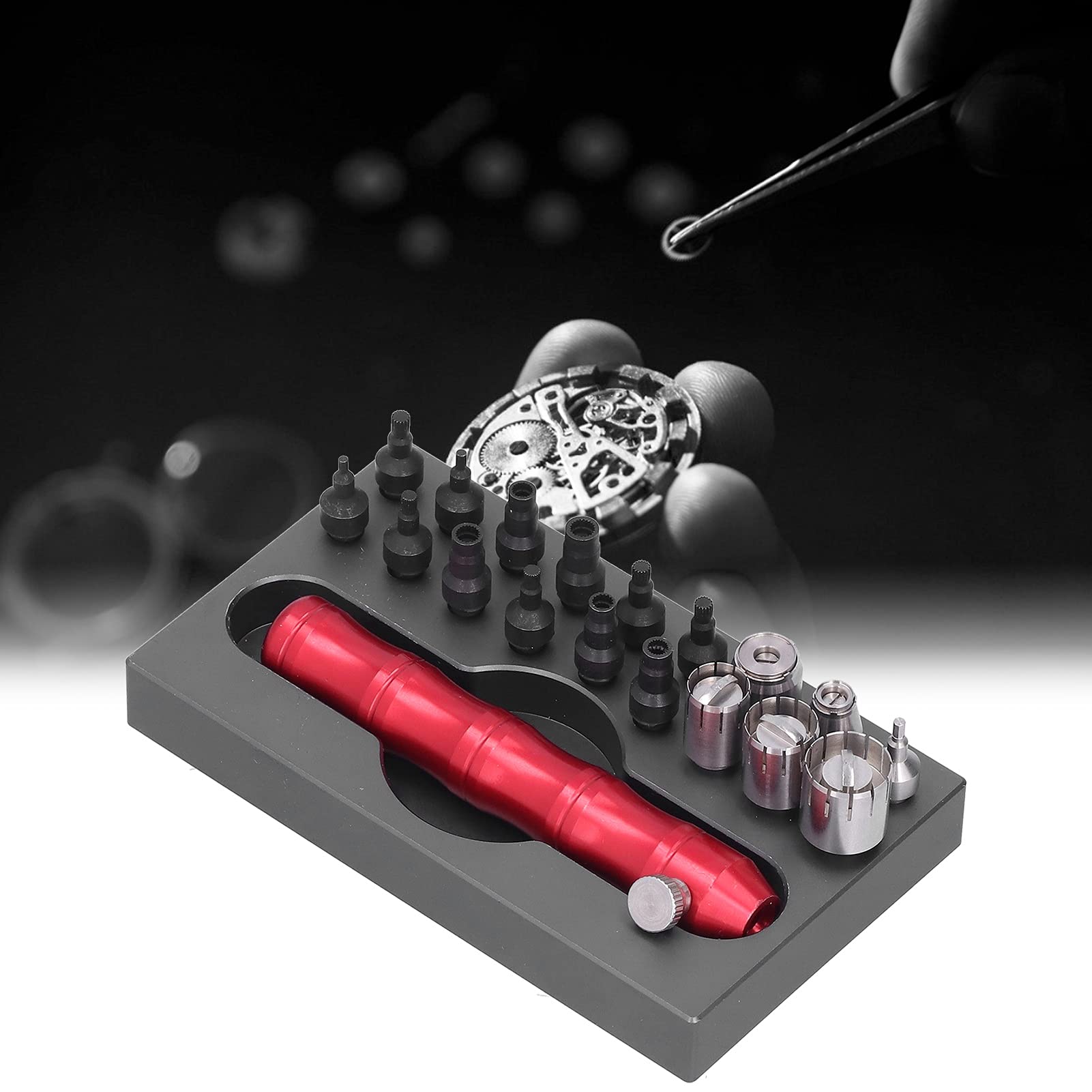 Premium Watch Crown Tube Removal Tool - Aluminum Handle Screwdriver for Tightening & Loosening Watch Bolts, Push Rods & Covers | No Deformation | Perfect for Watch Repair & Maintenance at Home or Professional Workshops