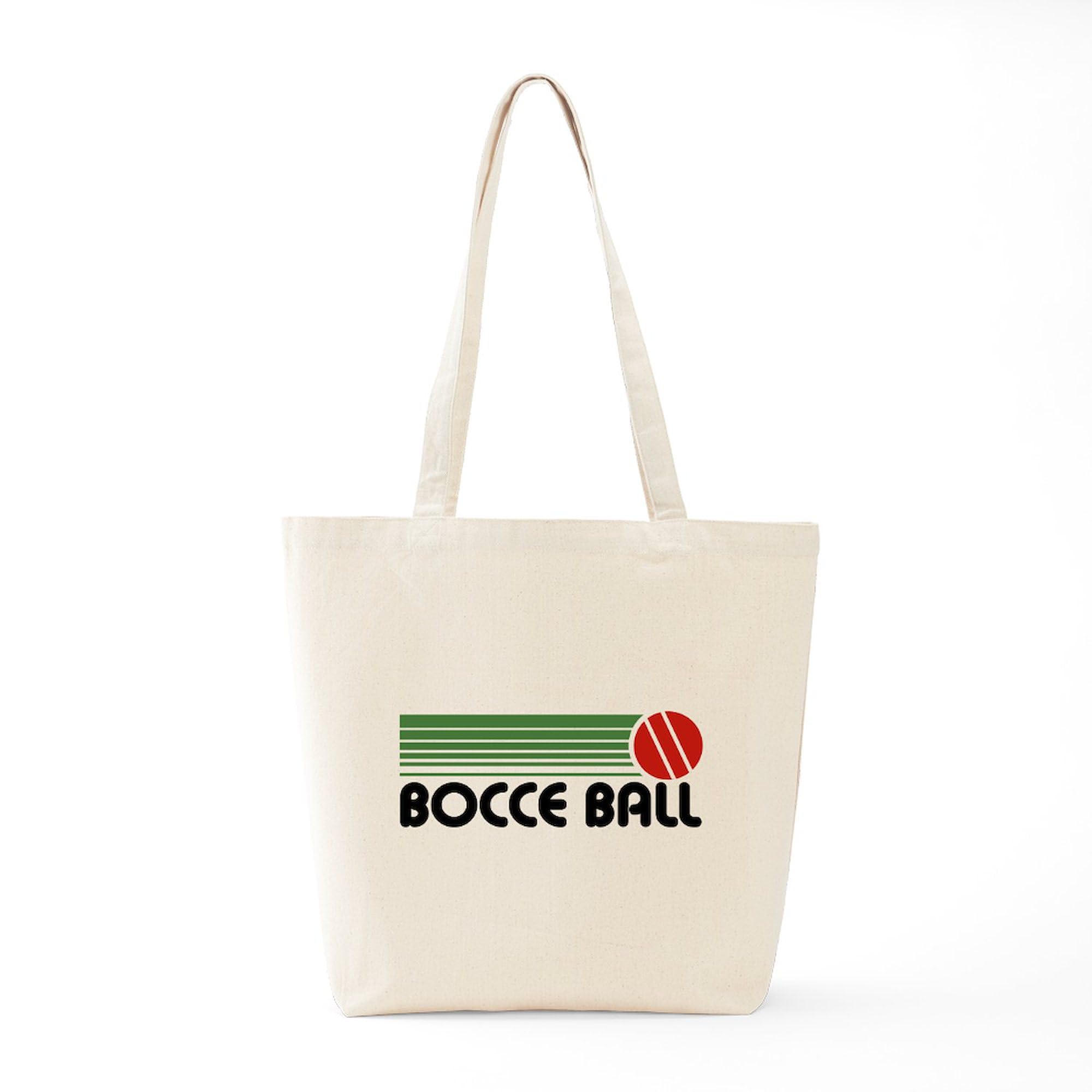 Eco-Friendly Natural Canvas Bocce Ball Tote Bag - Reusable Grocery Shopping Bag for Sports, Beach & Daily Use | CafePress