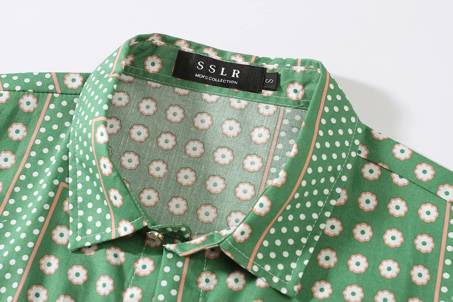 Men's Hawaiian Shirt - Tropical Floral Short Sleeve Button Down Beach Shirt for Summer Vacation, Pool Party & Casual Wear