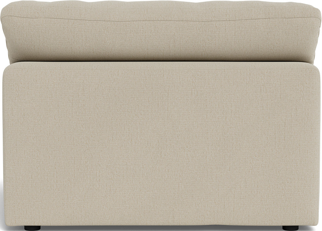 Fluffy Armless Chair - Ultra Soft Comfortable Accent Chair for Living Room, Bedroom, or Office - Perfect for Relaxing, Reading, and Lounging