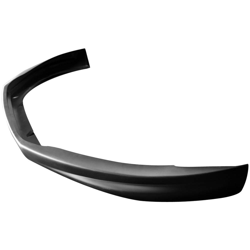 IKON MOTORSPORTS Black Front Bumper Lip Spoiler Splitter for 2009-2012 Volkswagen CC - Euro Style PP Material - Enhances Aerodynamics & Sporty Look - Perfect for Car Enthusiasts & Street Racing