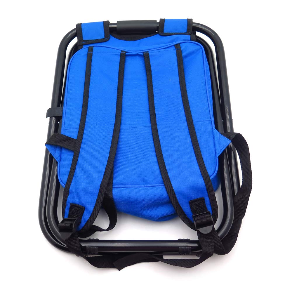 XKMT Portable Folding Camping Chair - Lightweight Fishing Stool with Carry Bag for Outdoor Travel, Beach, Picnic & Backpacking - Compact & Durable for Hiking, Camping Trips and Beach Relaxation