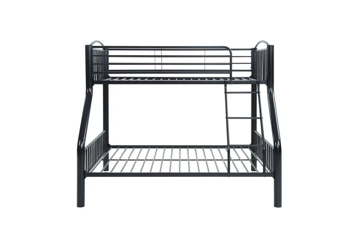 Beckett Twin Over Twin Bunk Bed B2021 - Space-Saving Kids Bunk Bed for Small Rooms, Sleepovers & Shared Bedrooms - Sturdy Wooden Frame with Safety Rails & Ladder