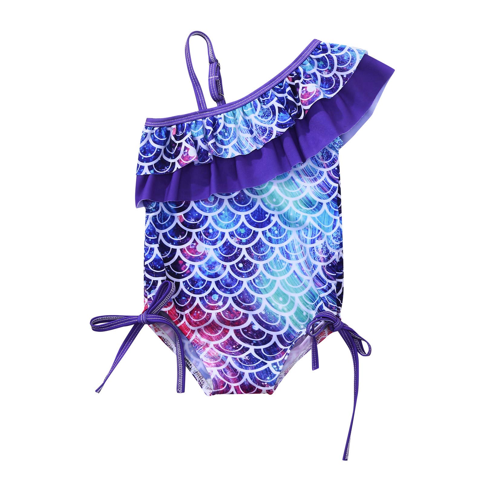 **Cute Mermaid Swimsuits for Toddler Girls - Baby & Kids Summer Swimwear - Fashionable One-Piece Bathing Suits for Beach, Pool & Water Play**
