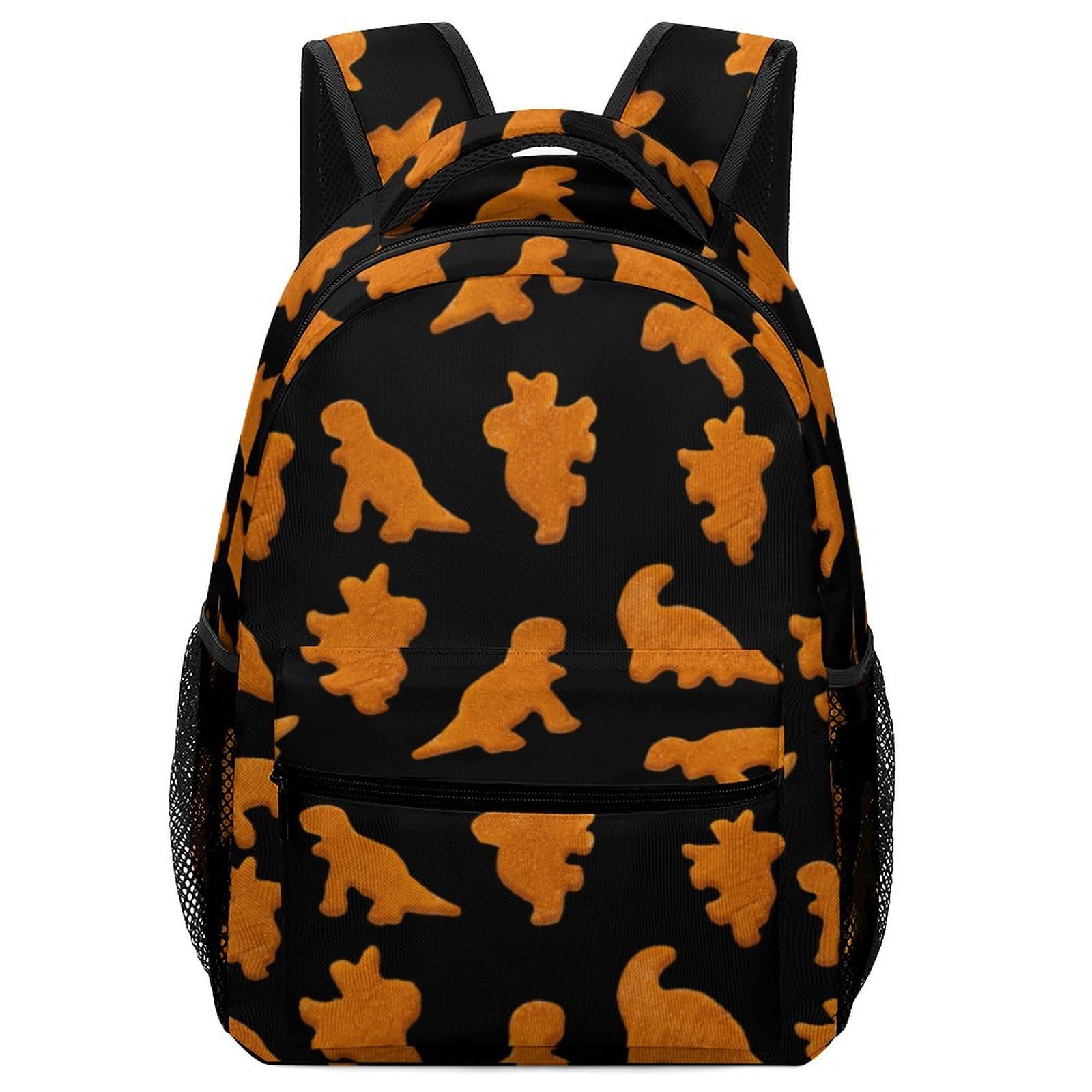 Dinosaur Chicken Backpack - Cute Cartoon School Backpack for Boys & Girls with Adjustable Chest Strap - Perfect for School, Travel & Outdoor Adventures