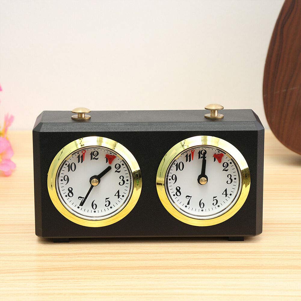 Professional Competition Mechanical Chess Clock - I-GO Analog Timer for International & Chinese Chess - Perfect for Tournaments, Clubs, and Home Games