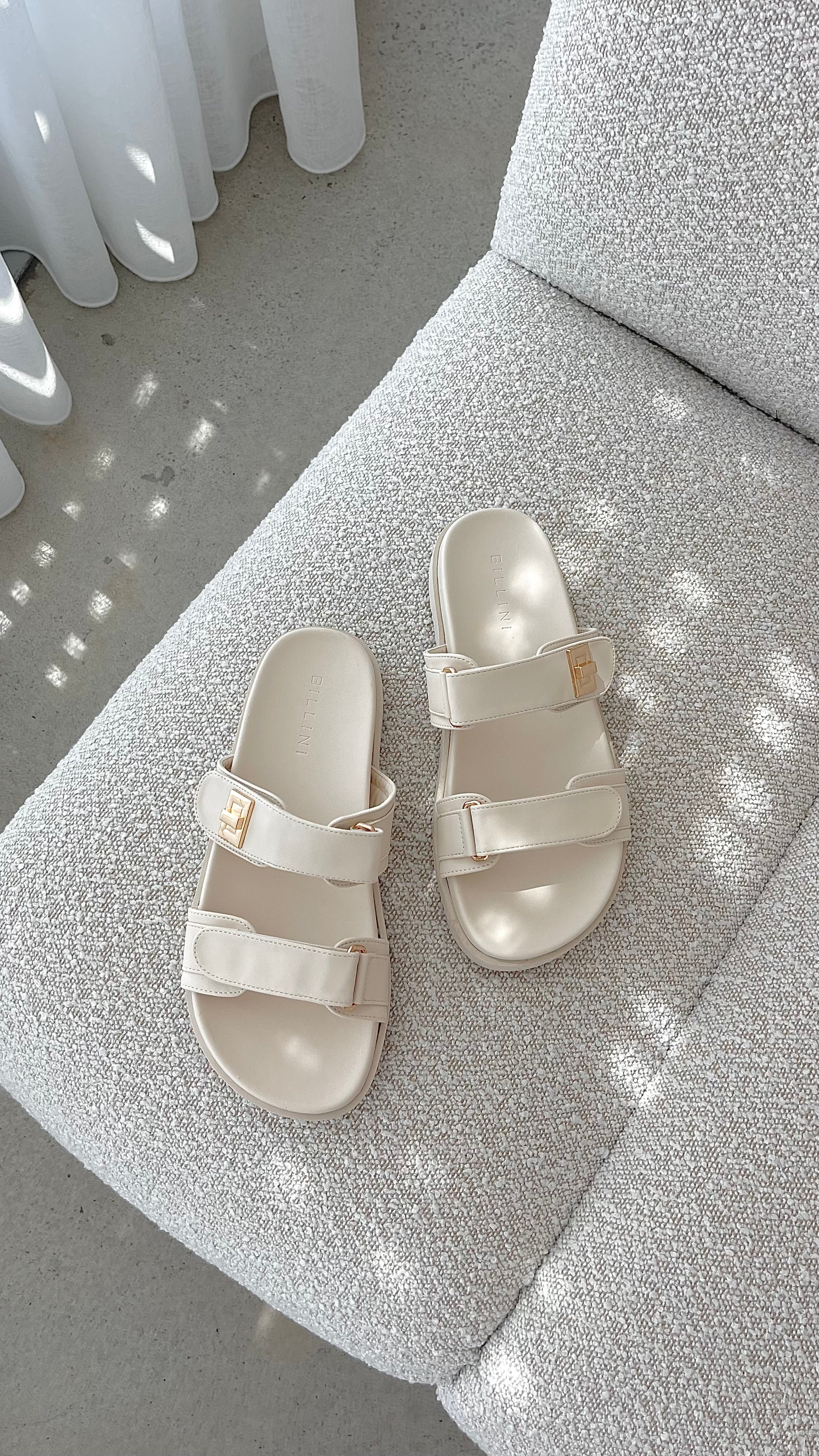 Amylee Slide Bone - Comfortable & Stylish Women's Slides for Casual Wear, Beach, and Home Use