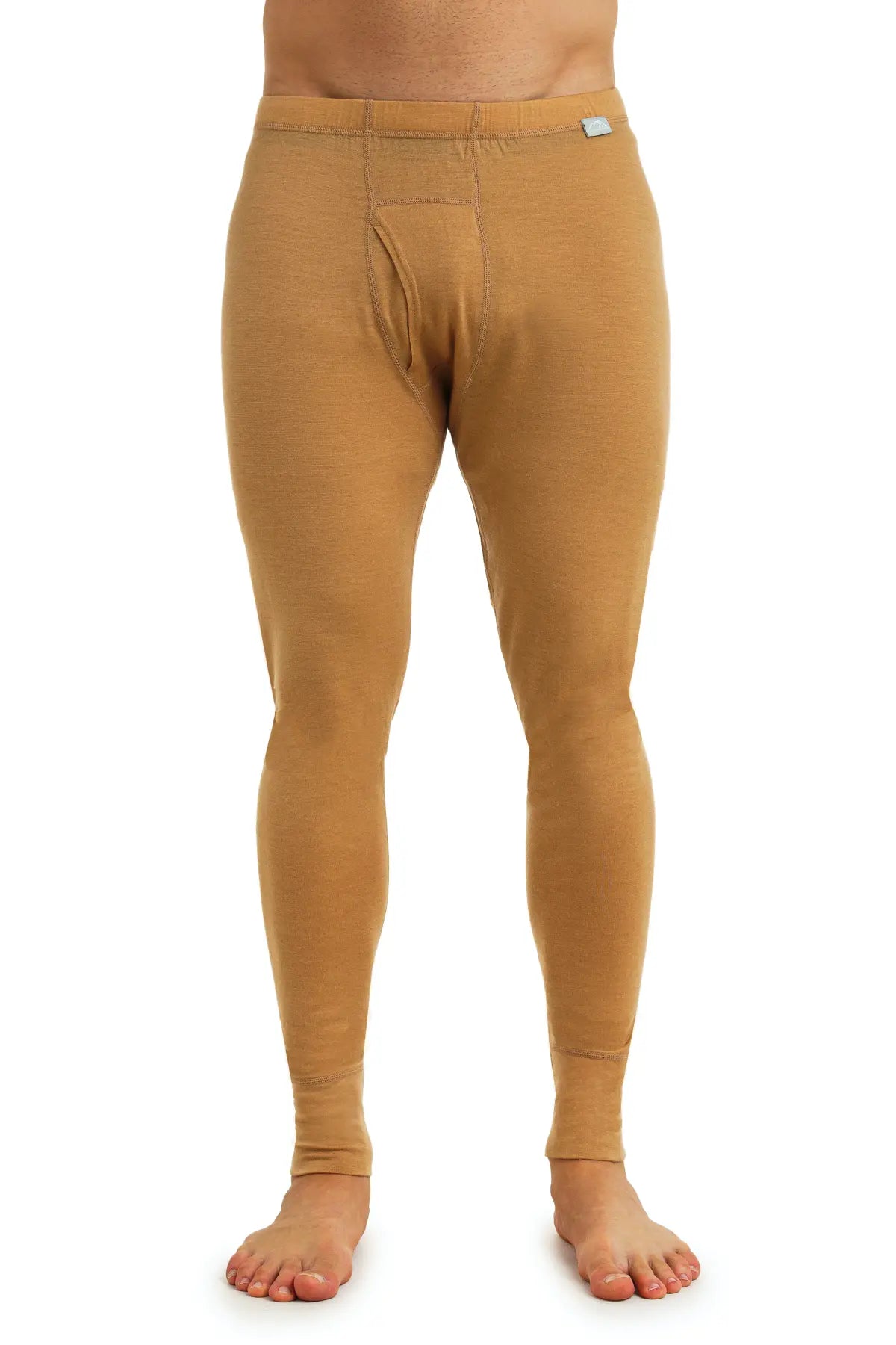 Men's Merino Wool Pants 165 Camel - Soft & Breathable Winter Hiking & Travel Trousers for Outdoor Adventures