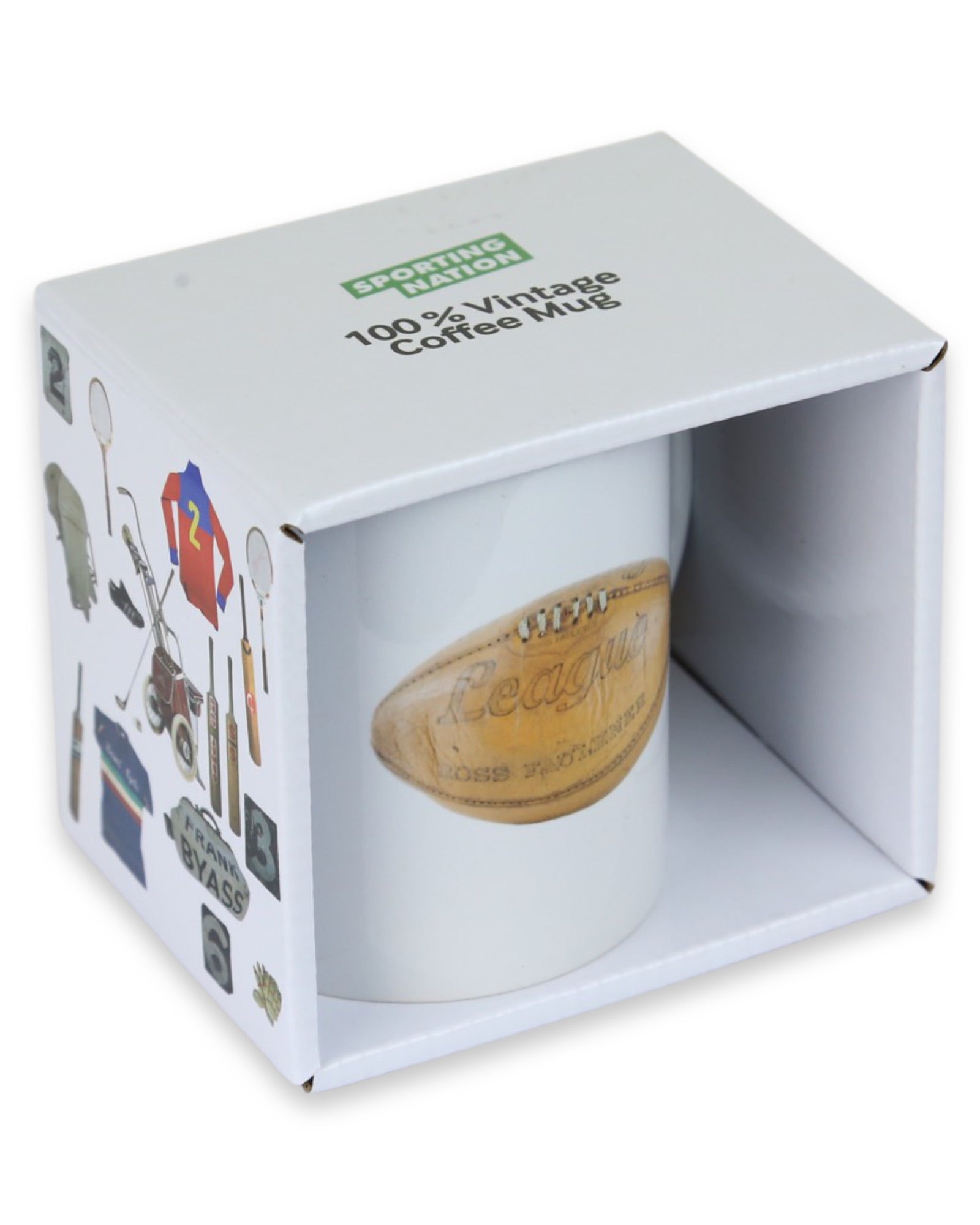 Rugby League Coffee Mug - Insulated Ceramic Cup for Hot & Cold Drinks - Perfect Gift for Rugby Fans, Game Day, Office & Home Use
