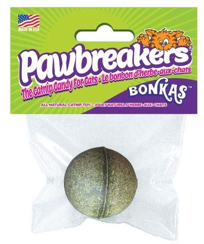 Pawbreakers Bonkas - All-Natural Catnip Candy Toy for Cats (17g) | Fun Interactive Treat for Indoor & Outdoor Play | Perfect for Training, Playtime & Stress Relief