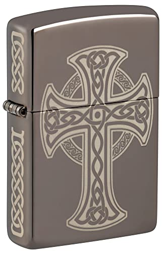 Lasered Celtic Cross Black Ice