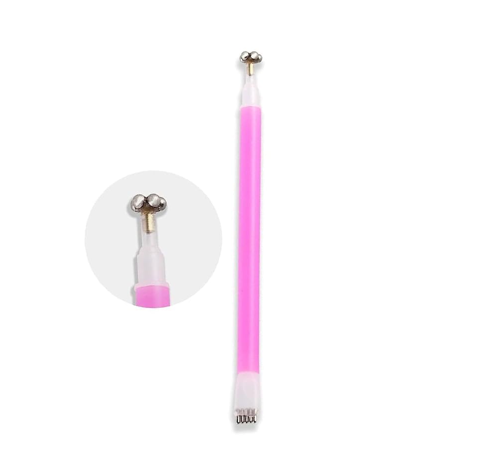 Professional Nail Magnet Tool Set - Double Head Flower Design Magnet Pens & Strong Magnet Stick for Cat Eye Gel Polish Nail Art | Perfect for Salon, Home Manicure & DIY Nail Designs