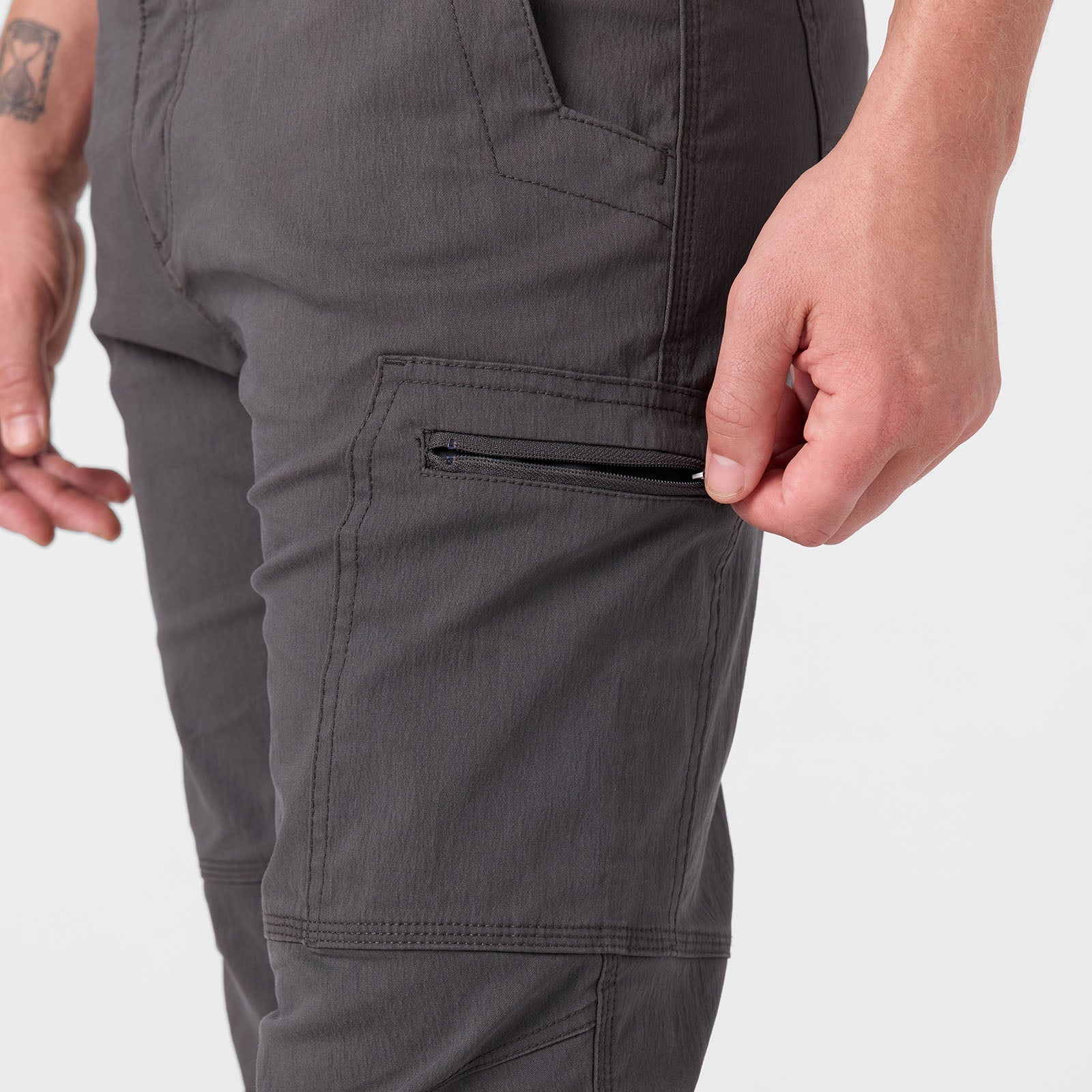 Ridgeline Hybrid Pants for Men - Durable Outdoor Hiking & Travel Pants with Stretch & Water-Resistant Fabric - Perfect for Camping, Backpacking & Everyday Wear