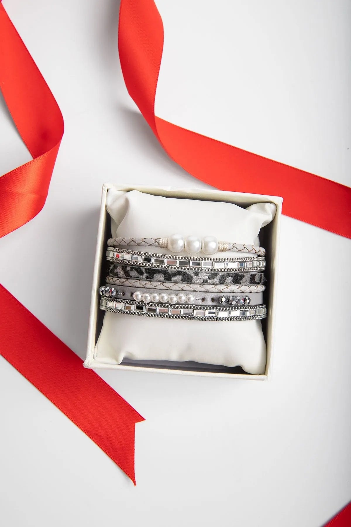 Wild About Pearls Genuine Leather Bracelet for Women - Elegant Pearl Jewelry Gift for Birthday, Anniversary & Special Occasions