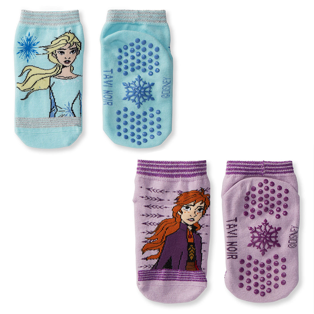 Tavi Noir Grip Socks for Women - Non-Slip Disney Tiny Soles - Perfect for Yoga, Pilates, Barre & Home Workouts
