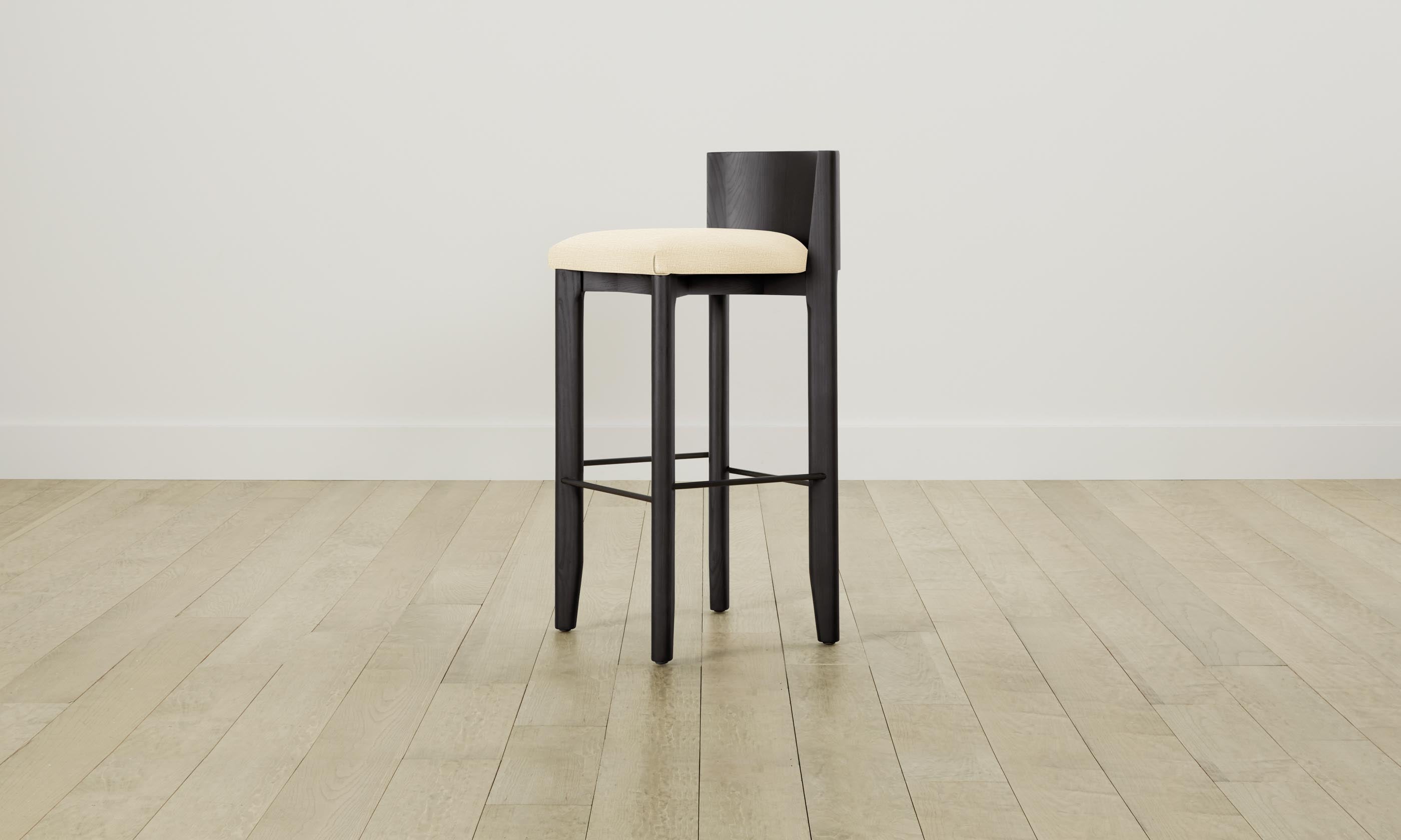Premium Delancey Bar & Counter Stool - Performance Woven Chenille Upholstery in Desert Beige - Perfect for Kitchen Islands, Breakfast Bars & Modern Home Decor