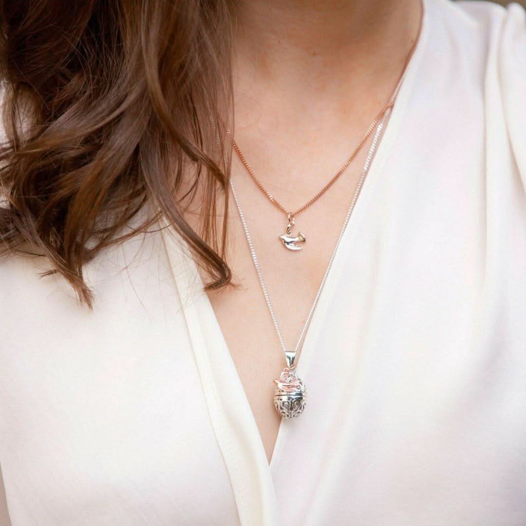 Rose Gold Bird Pendant Necklace - Elegant Jewelry for Women, Gift for Her | Perfect for Valentine's Day, Anniversary & Special Occasions