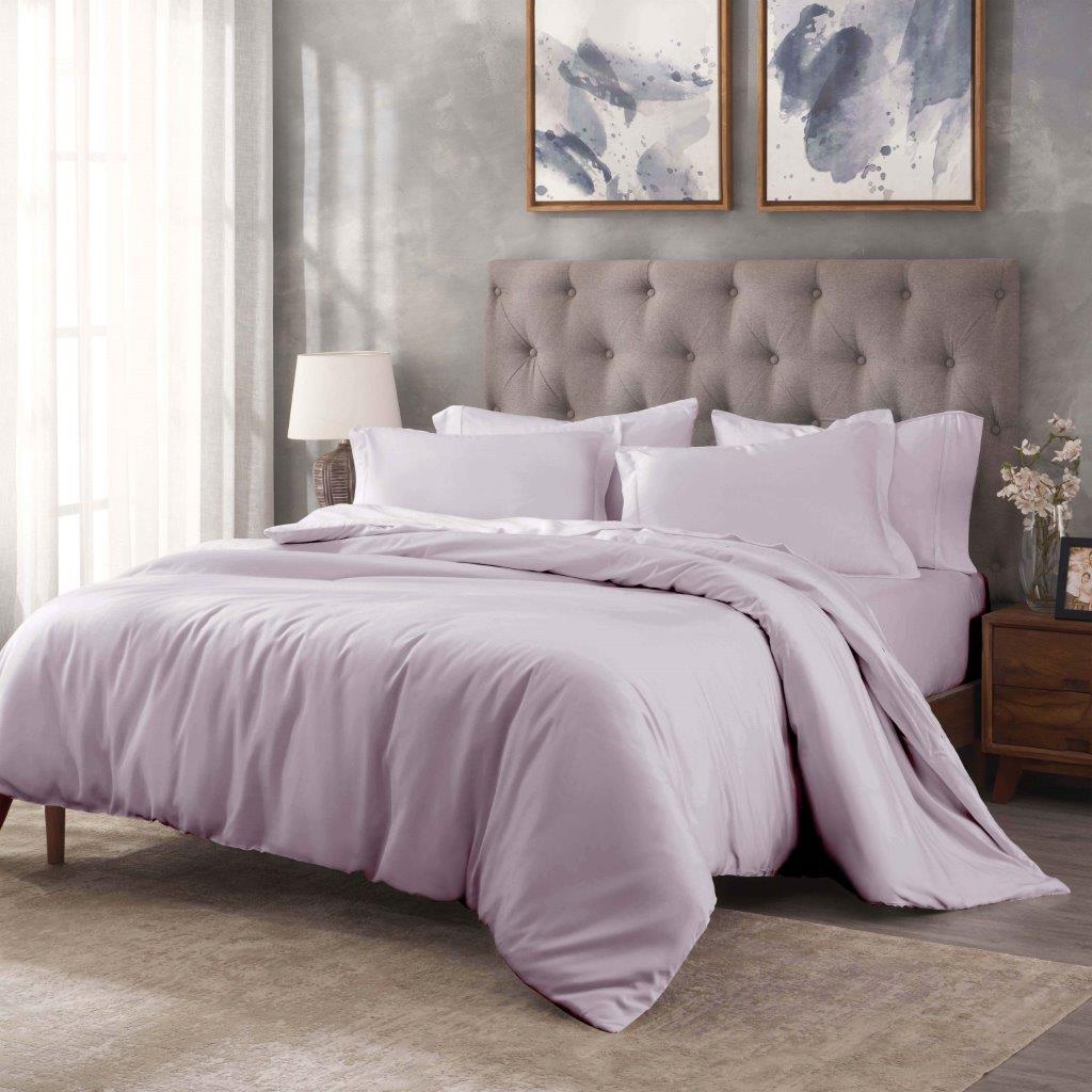 Premium Egyptian Cotton 400 Thread Count Duvet Cover Set - Ultra Soft & Breathable Bedding for Luxury Hotels & Master Bedrooms