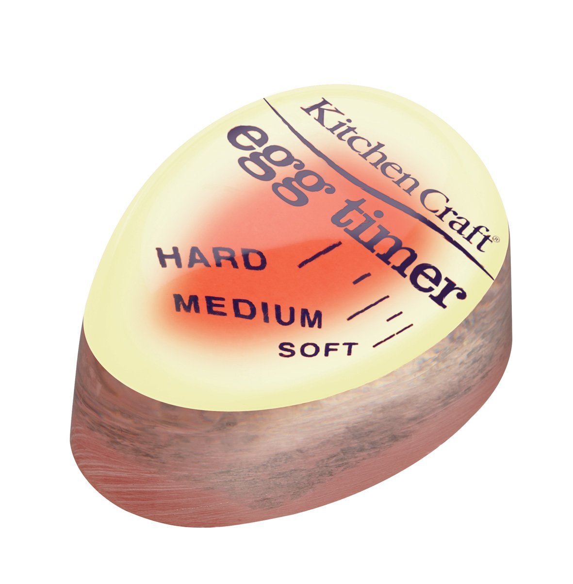 KitchenCraft Color Changing Egg Timer - Heat Sensitive Boiled Egg Cooking Timer for Perfect Soft Medium Hard Eggs - Ideal for Kitchen, Camping & Meal Prep
