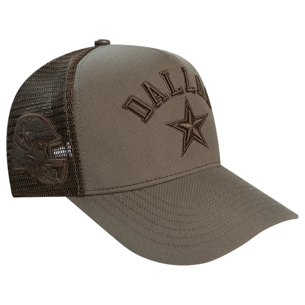 Pro Standard Dallas Cowboys Unisex Neutral Pinch Front Trucker Hat - Adjustable Baseball Cap for Men & Women - Perfect for Football Games, Outdoor Activities & Casual Wear