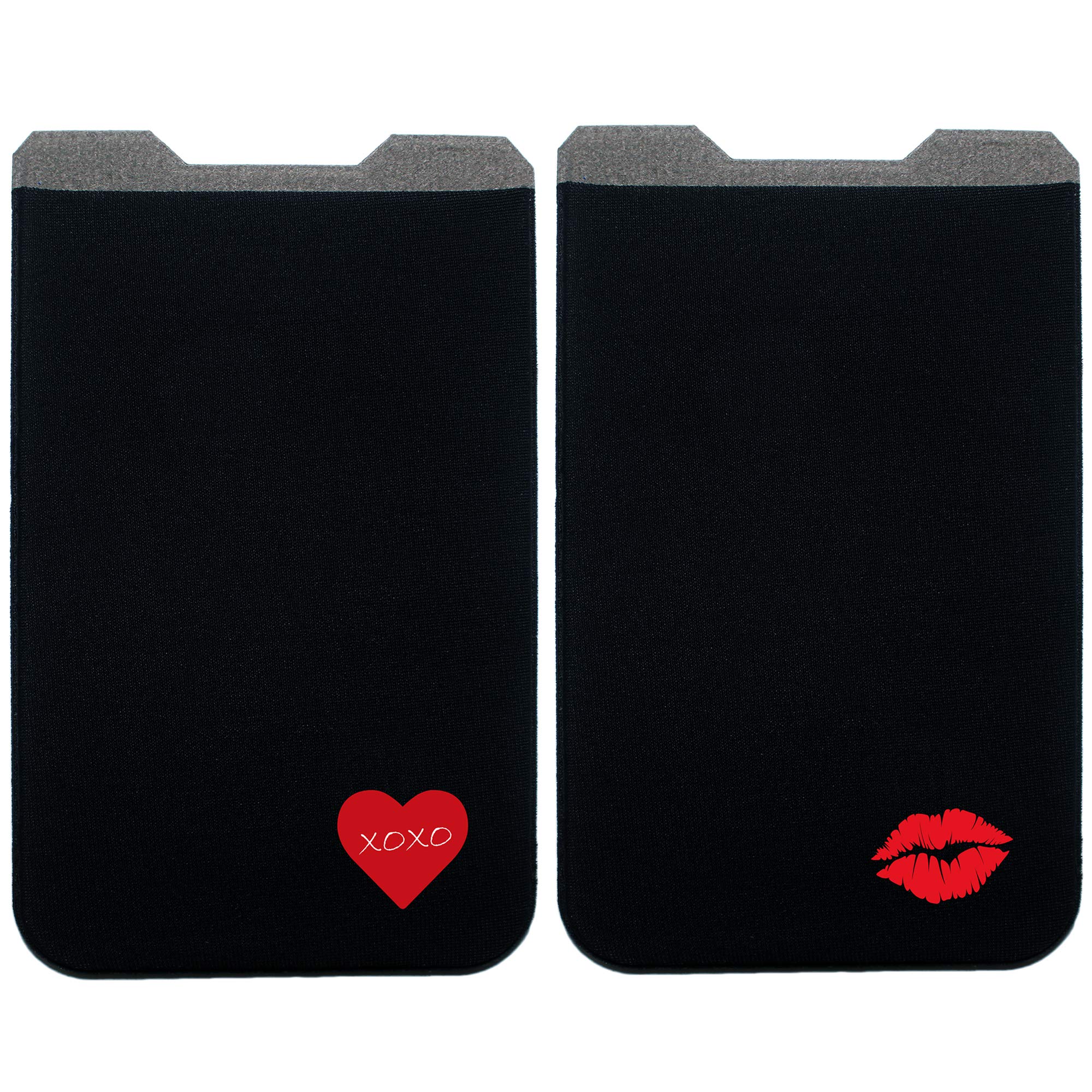 Gecko Stick-On Phone Wallet - Slim Adhesive Card Holder for iPhone & Android - Secure Lycra Pocket for Credit Cards, Cash & ID - Perfect for Gym, Travel & Everyday Use