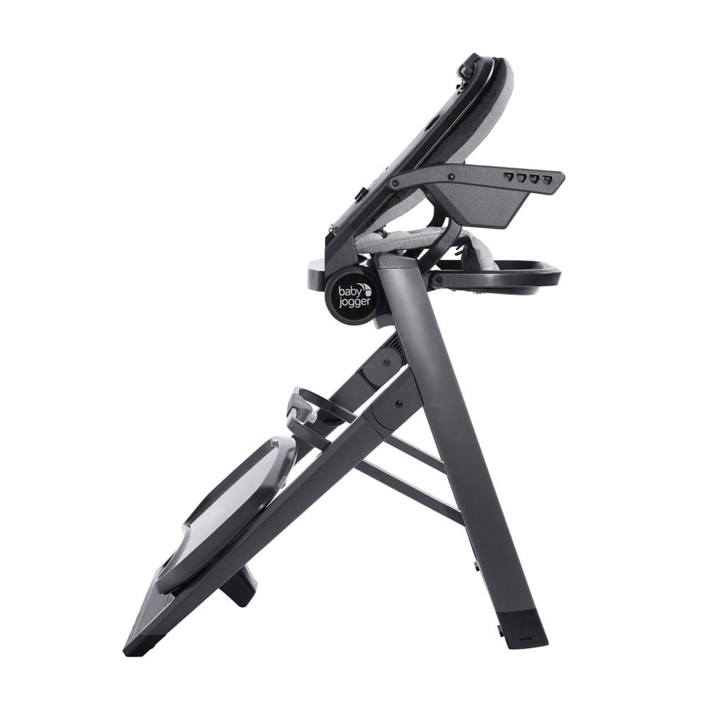 Baby Jogger City Bistro High Chair - Adjustable, Portable & Easy Clean Graphite Baby Dining Chair for Home & Restaurant Use
