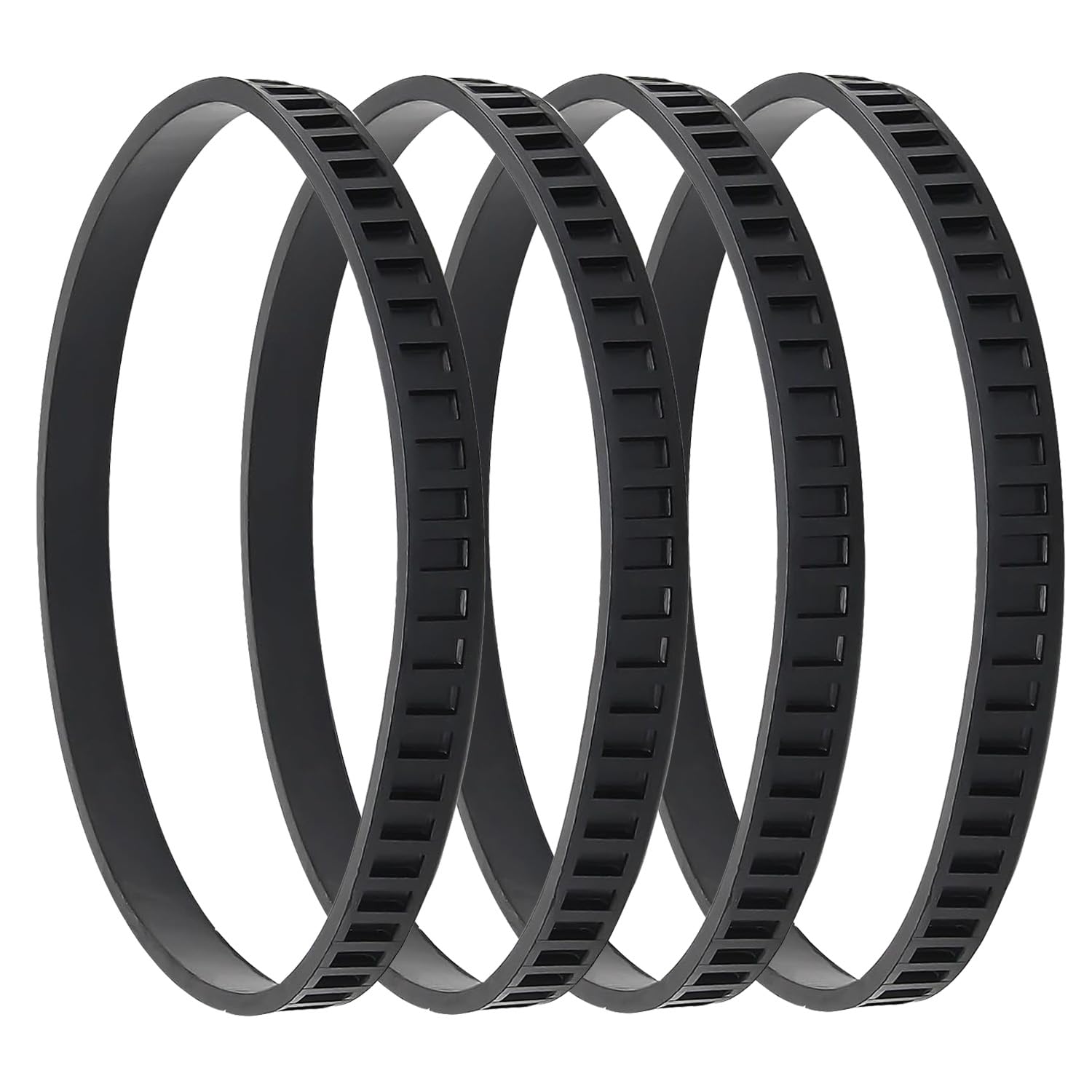 4 Pack 650721-00 Bandsaw Tires Replacement for Dewalt & Milwaukee Band Saws - Fits Models DWM120, DW328K, DCS374, D28770, D28770K, 6230, 6232-20, 514002079 - Durable Rubber Pulley Tires for Smooth Cutting - Perfect for Woodworking and Metalworking Projects