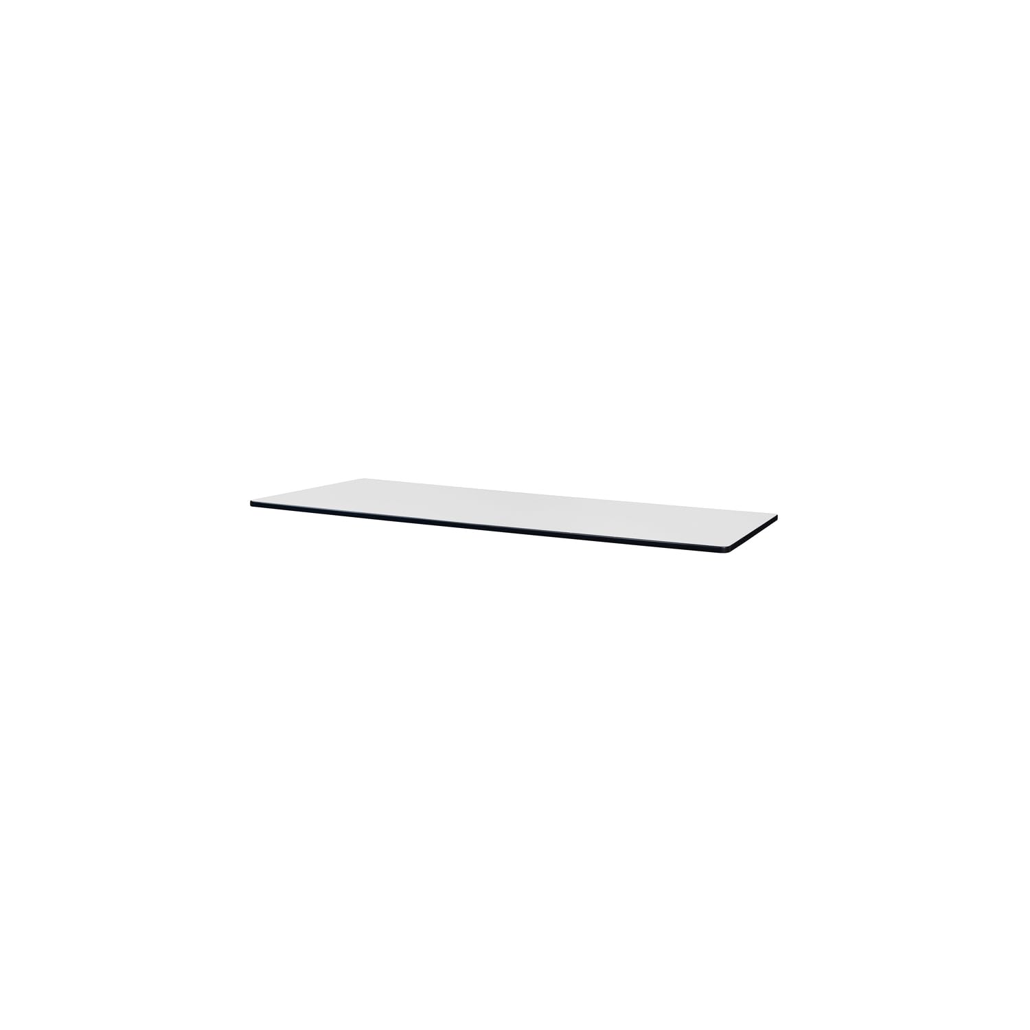 Regency 66 x 24 Inch Rectangle Laminate Double-Sided Table Top - Ash Grey or White - Perfect for Office, Conference Room, or Home Workspace